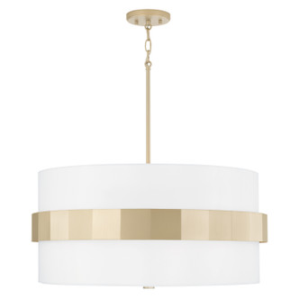 Capital Lighting - 346241SF - Four Light Pendant - Sutton - Soft Gold
