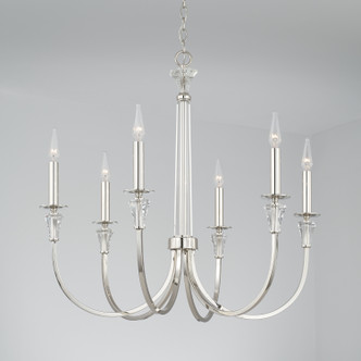 Laurent Six Light Chandelier (441861PN)