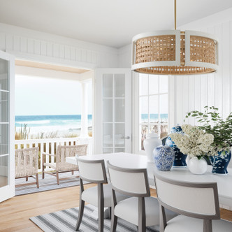 Lola Six Light Chandelier (444361WM)