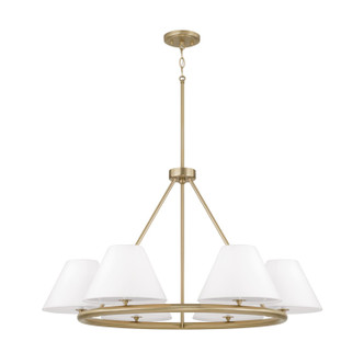 Capital Lighting - 453261MA - Six Light Chandelier - Parson - Matte Brass Capital Lighting - 453261MA - Six Light Chandelier - Parson - Matte Brass