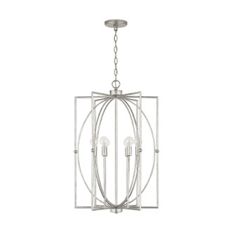 Capital Lighting - 537961AS - Six Light Foyer - Oran - Antique Silver