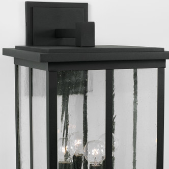 Barrett Four Light Outdoor Wall Lantern (943843BK)