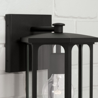 Walton One Light Outdoor Wall Lantern (946611BK)