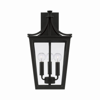Adair Three Light Outdoor Wall Lantern (947931BK)