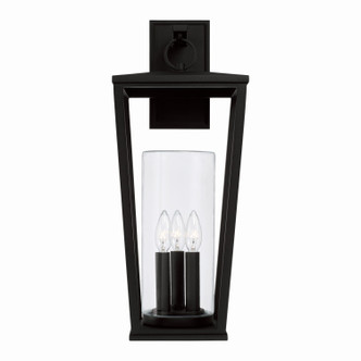 Elliott Three Light Outdoor Wall Lantern (948131BK) Elliott Three Light Outdoor Wall Lantern (948131BK)