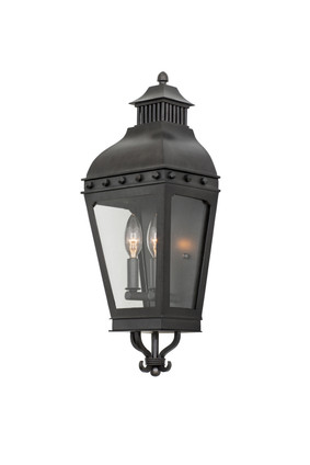 Kalco - 403320AI - Two Light Wall Pocket - Winchester Outdoor - Aged Iron