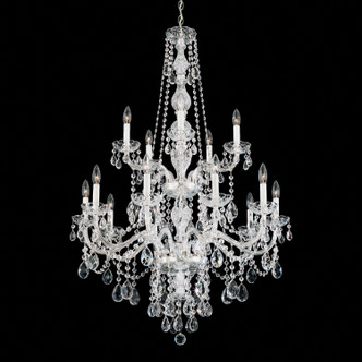 Schonbek - 1308-40H - 15 Light Chandelier - Arlington - Polished Silver