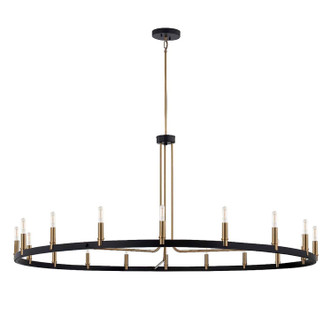 Clayton 18 Light Chandelier (NSH-8046-MBBR)