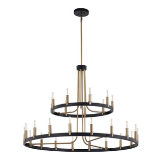 Clayton 27 Light Chandelier (NSH-8048-MBBR)
