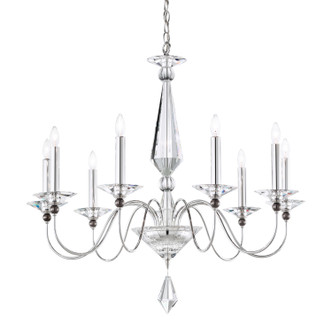 Schonbek - 9679-40CL - Nine Light Chandelier - Jasmine - Polished Silver