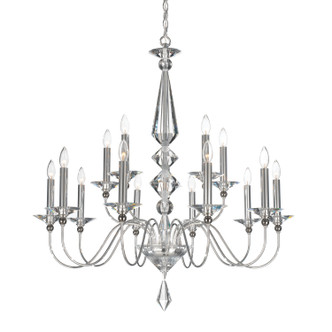 Schonbek - 9685-40CL - 15 Light Chandelier - Jasmine - Silver