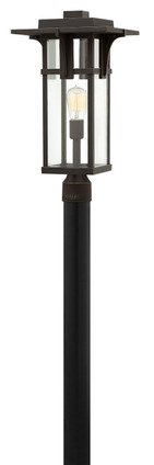 Hinkley - 2321OZ - LED Post Top or Pier Mount Lantern - Manhattan - Oil Rubbed Bronze Hinkley - 2321OZ - LED Post Top or Pier Mount Lantern - Manhattan - Oil Rubbed Bronze