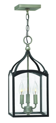Hinkley - 3413DZ - LED Foyer Pendant - Clarendon - Aged Zinc