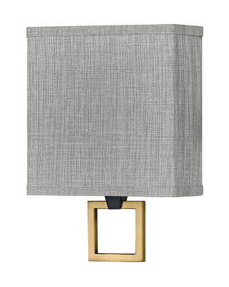 Hinkley - 41301BK - LED Wall Sconce - Link Heathered Gray - Black