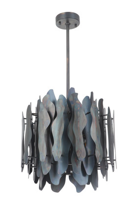 Craftmade - 46295-FS - Four Light Pendant - Forjado - Fired Steel