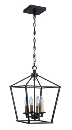 Flynt Four Light Foyer Pendant (52934-FB)