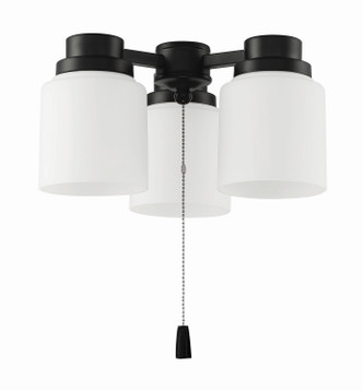 Craftmade - LK301102-FB-WG-LED - Fan Light Kit - Flat Black