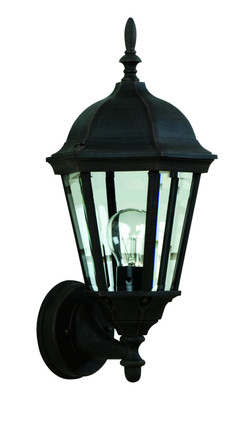 Straight Glass Cast One Light Wall Mount (Z316-TB)