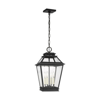 Visual Comfort Studio - CO1054DWZ - Four Light Hanging Lantern - Falmouth - Dark Weathered Zinc