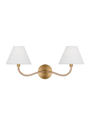 Visual Comfort Studio - CW1302BBS - Two Light Wall Sconce - Laguna - Burnished Brass