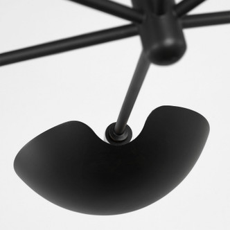 Nevel Six Light Chandelier (EC1306AI)