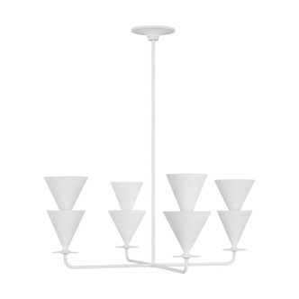 Visual Comfort Studio - LXC1084CPST - Four Light Chandelier - Cornet - Cast Plaster Visual Comfort Studio - LXC1084CPST - Four Light Chandelier - Cornet - Cast Plaster