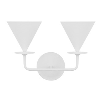 Visual Comfort Studio - LXW1052CPST - Two Light Wall Sconce - Cornet - Cast Plaster Visual Comfort Studio - LXW1052CPST - Two Light Wall Sconce - Cornet - Cast Plaster