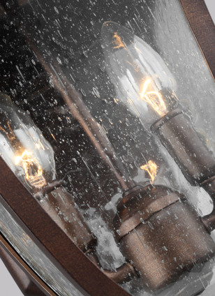 Oakmont Two Light Outdoor Wall Lantern (OL13101PTBZ)