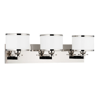 Hudson Valley - 6103-PN - Three Light Bath Bracket - Basking Ridge - Polished Nickel
