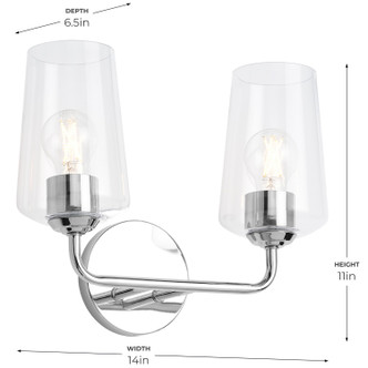 Celino Two Light Bath & Vanity (P300540-015)