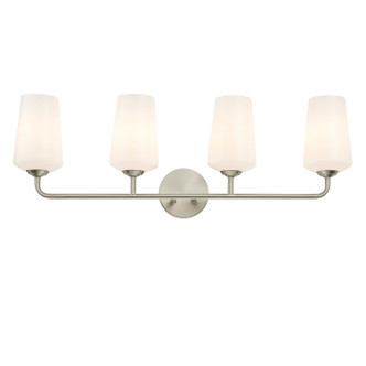 Progress Lighting - P300545-009 - Four Light Bath & Vanity - Celino - Brushed Nickel