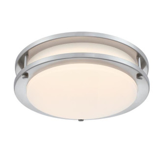 Westinghouse Lighting - 6136000 - LED Flush Mount - Lauderdale - Brushed Nickel