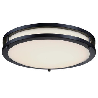Westinghouse Lighting - 6136500 - LED Flush Mount - Lauderdale - Matte Black