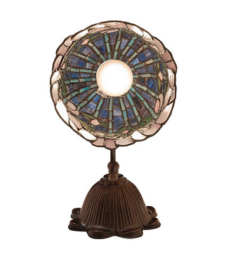Tiffany Flowering Lotus One Light Wall Sconce (244809)