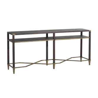 Gabby - SCH-160370 - Console Table - Sue - Natural Black|Antique Champagne
