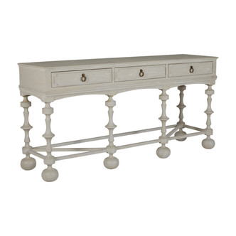 Gabby - SCH-169215 - Console Table - Arrington - Cerused White|Antique Brass