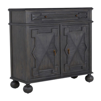 Gabby - SCH-169260 - Cabinet - Ezekiel - Cerused Forest Black|Antique Bronze