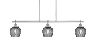 Toltec Lighting - 2636-BN-4602 - Three Light Island Pendant - Odyssey - Brushed Nickel