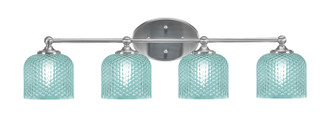 Toltec Lighting - 5914-BN-4615 - Four Light Bath Bar - Capri - Brushed Nickel