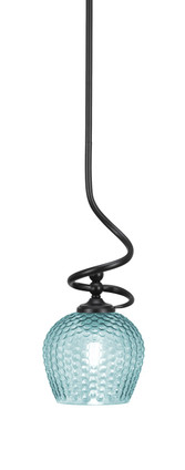Toltec Lighting - 901-MB-4605 - One Light Mini Pendant - Capri - Matte Black