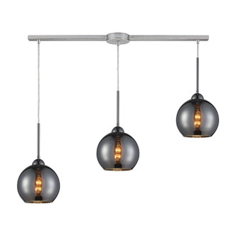 ELK Home - 10240/3L-CHR - Three Light Pendant - Cassandra - Polished Chrome