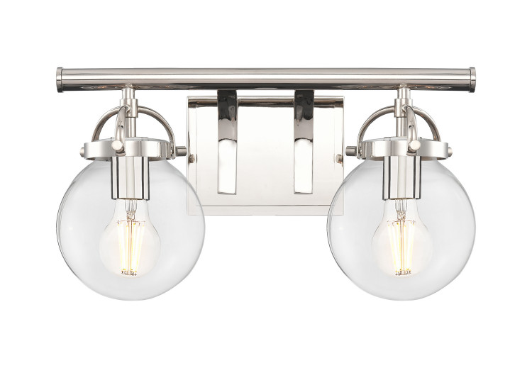 Innovations - 416-2W-PN-G202-6 - Two Light Bath Vanity - Downtown Urban - Polished Nickel