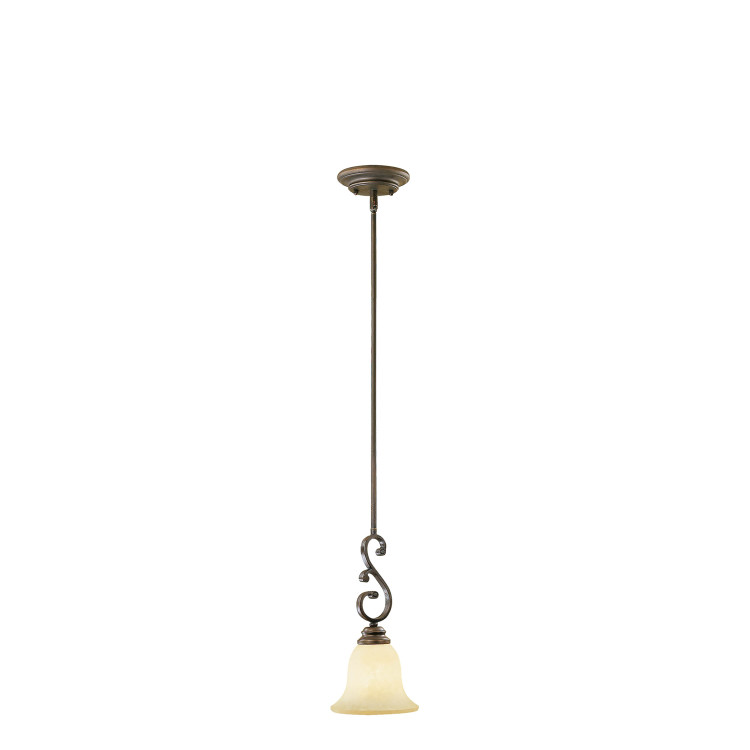 Millennium - 1201-RBZ - One Light Mini-Pendant - Oxford - Rubbed Bronze