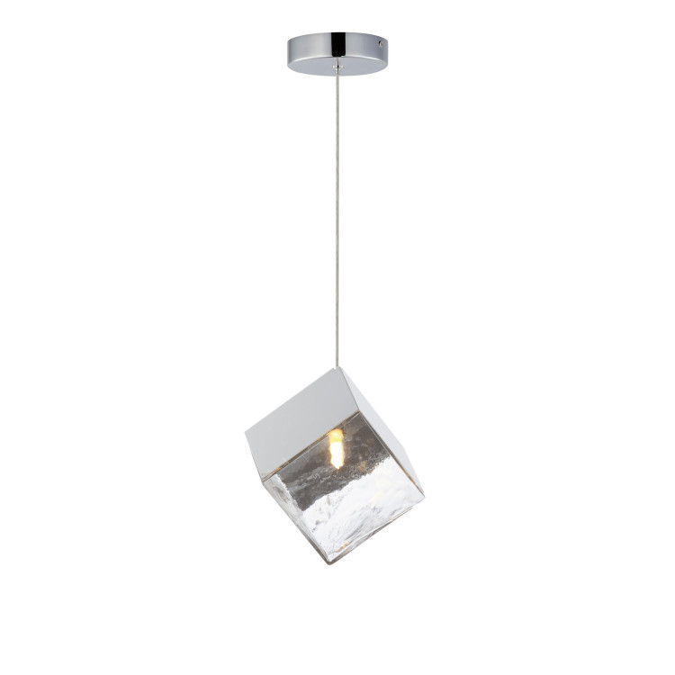 ET2 - E24681-28PC - LED Pendant - Ice Cube - Polished Chrome ET2 - E24681-28PC - LED Pendant - Ice Cube - Polished Chrome