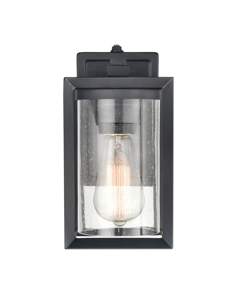 Millennium - 4541-PBK - One Light Outdoor Lantern - Wheatland - Powder Coated Black