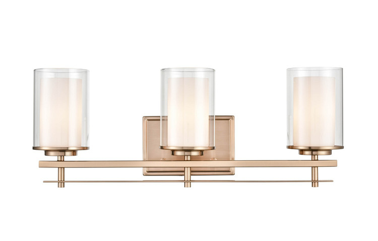 Millennium - 5503-MG - Three Light Wall Sconce - Huderson - Modern Gold