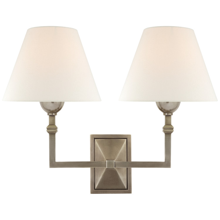 Visual Comfort Signature - AH 2320AN-L - Two Light Wall Sconce - Jane - Antique Nickel