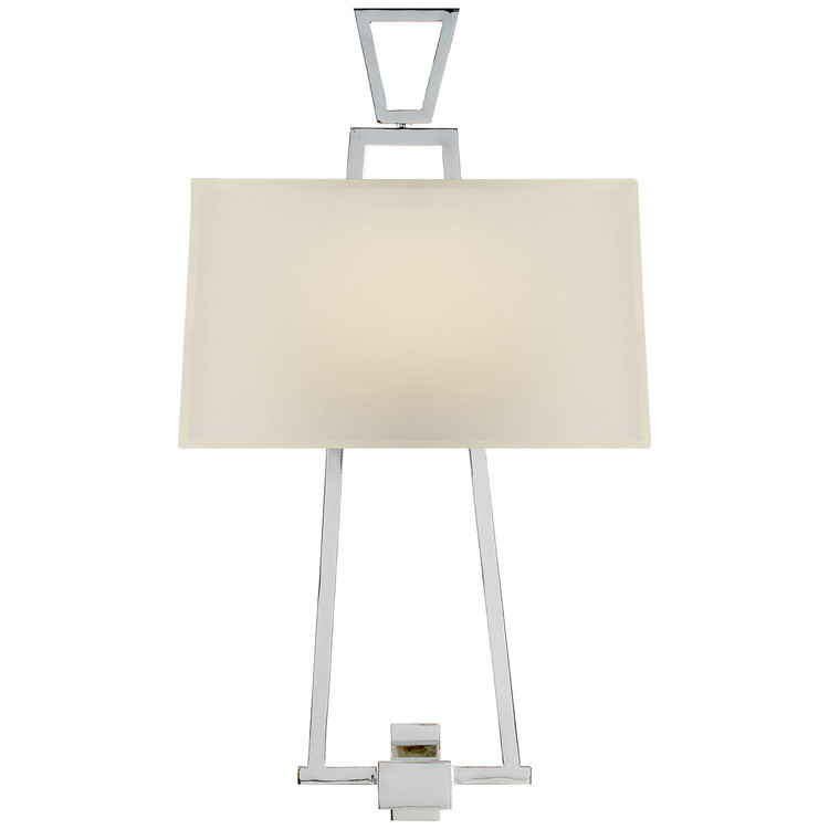 Visual Comfort Signature - CHD 2266PN-NP - Two Light Wall Sconce - darlana3 - Polished Nickel