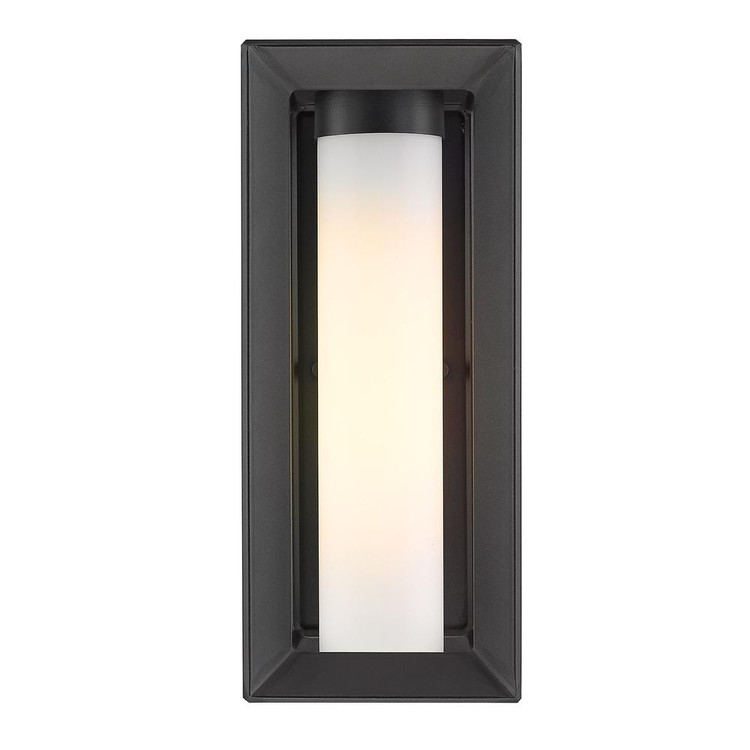 Golden - 2073-OWM NB-OP - One Light Outdoor Wall Sconce - Smyth - Natural Black