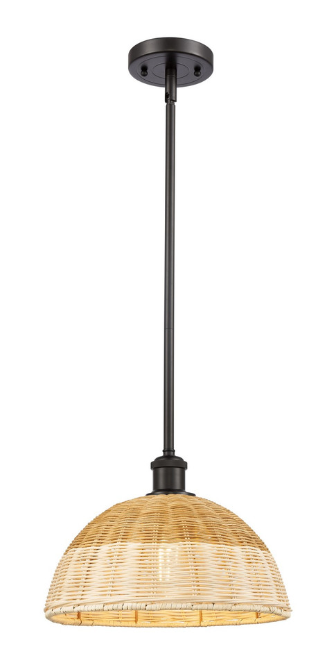 Innovations - 516-1S-OB-NBD2-12-NAT - One Light Mini Pendant - Ballston - Oil Rubbed Bronze